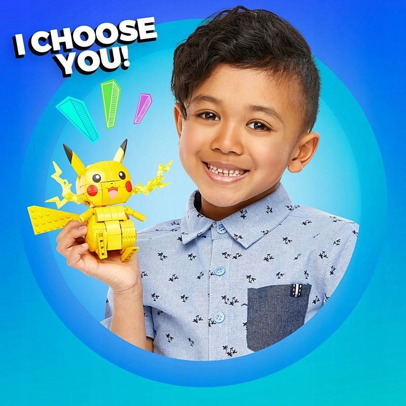 Figurka Pokemon Pikachu Klocki 211el Mega Construx Wiek dziecka 7 lat +