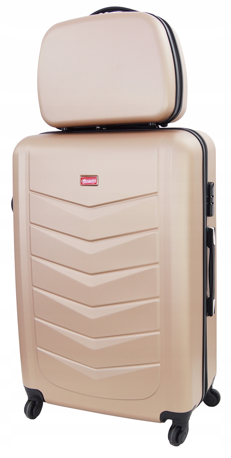 WALIZKA ZESTAW DUŻA XXL + KUFEREK BAGAŻ 602