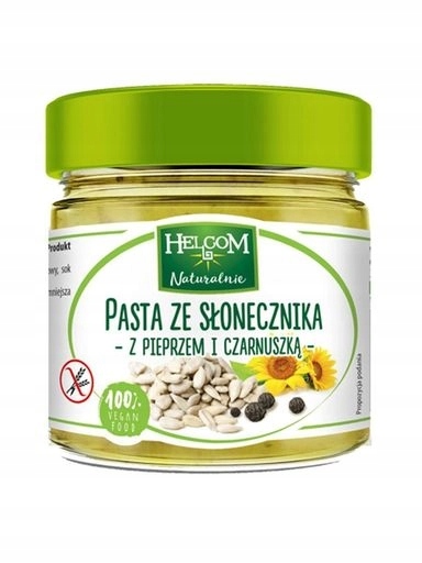 Levně 7 x Helcom Přírodní slunečnicová pasta s pepřem a černuchou 180 g