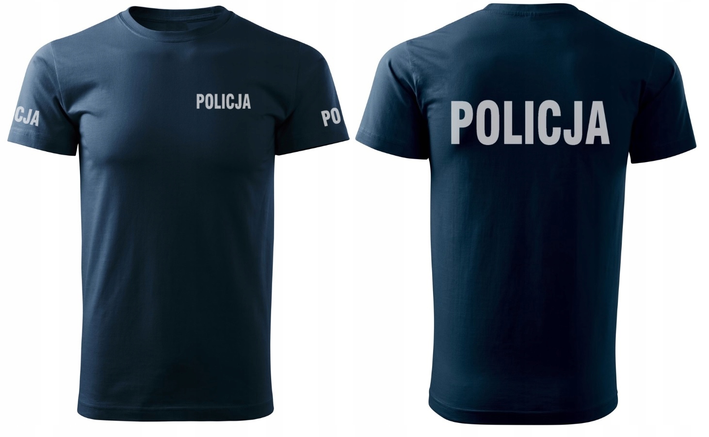

Policja koszulka bawełniana Policyjna odblaskowa S