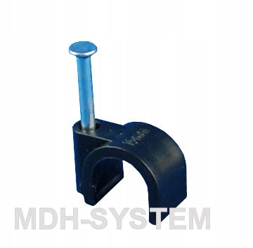 

Uchwyt Przewodu 10 mm Czarny 100szt Flop Klip 10mm