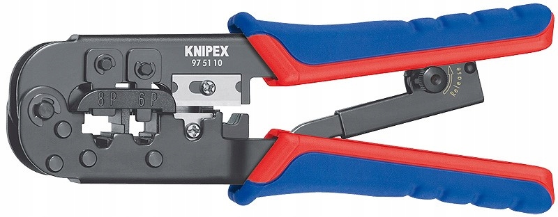 Krimpovací kleště Knipex 97 51 10 pro konektory Rj
