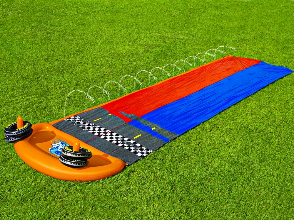 ZJEŻDŻALNIA WODNA ŚLIZG WODNY ŚLIZGAWKA DO OGRODU DLA DZIECI ZABAWA +GRATIS Kolor wielokolorowy