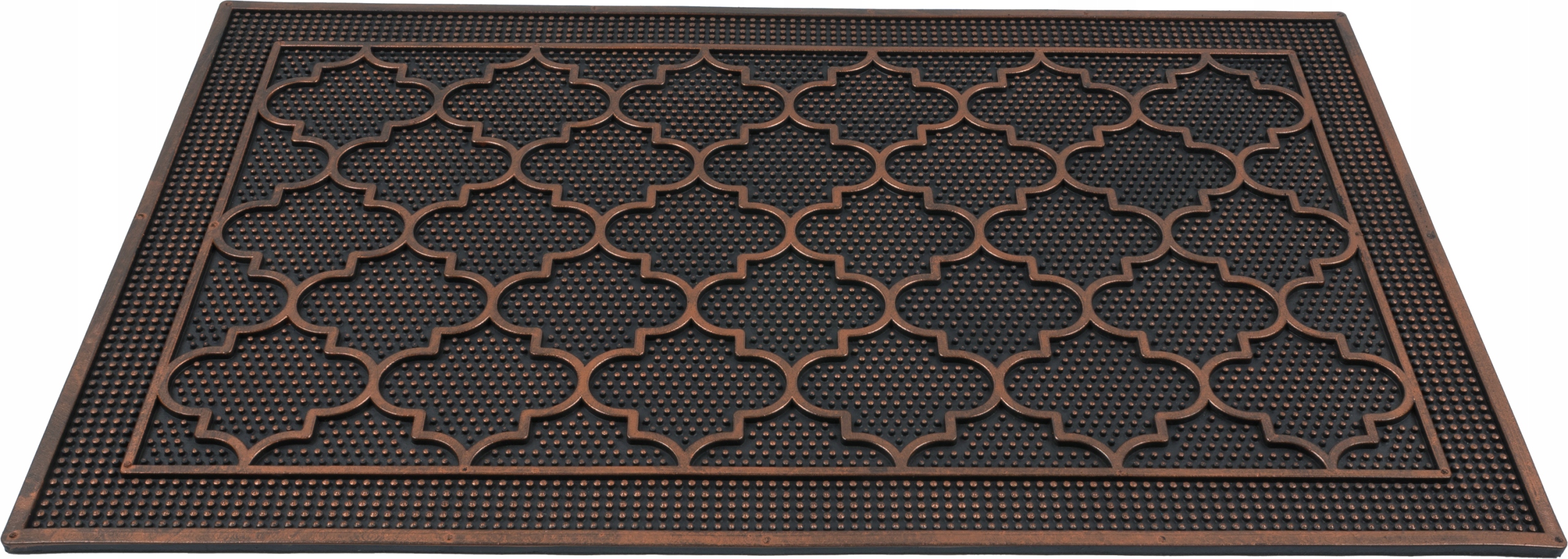 WYCIERACZKA POD DRZWI ZEWNĘTRZNA GUMOWA WEJŚCIOWA MAROKAŃSKI WZÓR DUŻA Kolor brązowy