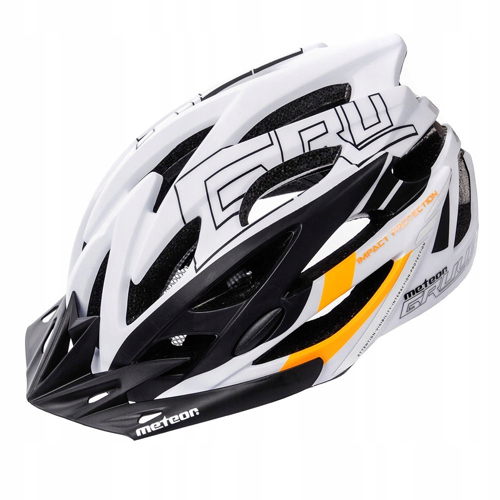 Kask Rowerowy Regulowany Meteor Gruver Tech wentylacja L 58-61cm