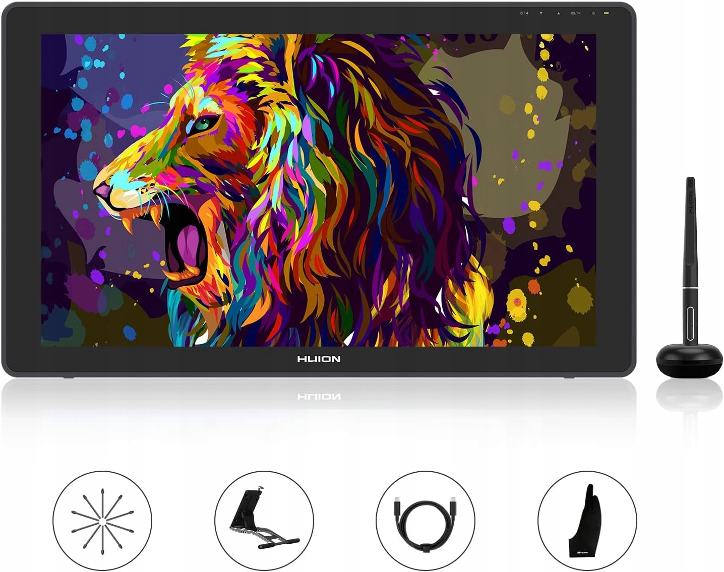 Huion Kamvas 22 Plus Tablet Graficzny 22" Ekran Qd 140% sRGB Android +Rysik