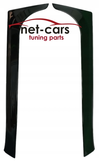 SPOILER KLAPY VW GOLF 6 R GTI PRAWA LEWA POLYSK B Kolor czarny