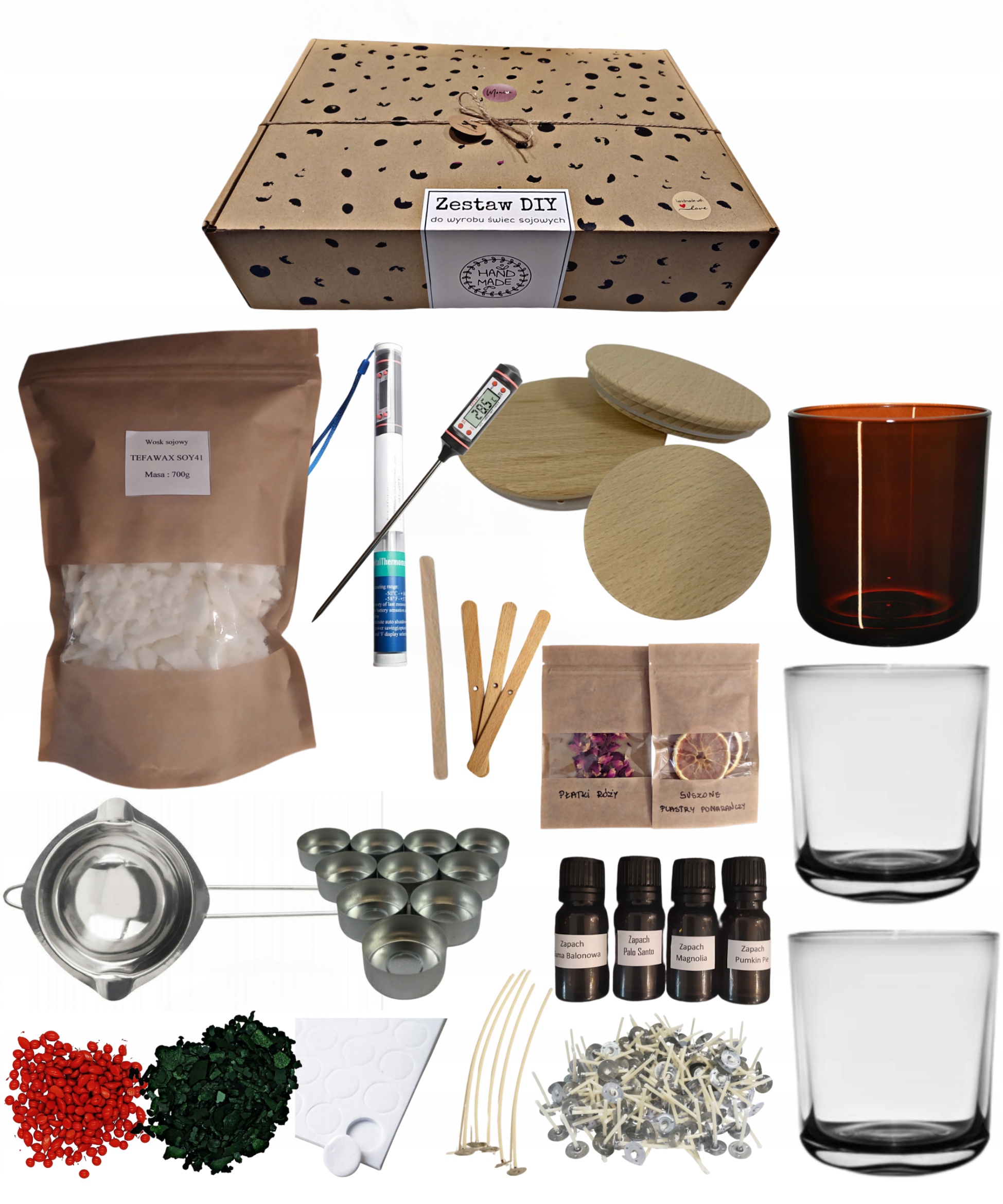 Diy sada na výrobu sójových svíček Monive