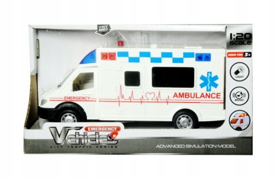 SAMOCHÓD AMBULANS, KARETKA ŚWIATŁO DŹWIĘK SWEDE Rodzaj pojazdu ciężarówka