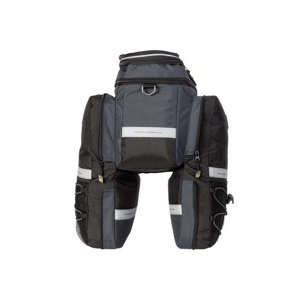 Torby sakwy rowerowe rozkładane Sport Arsenal 550 3 komory