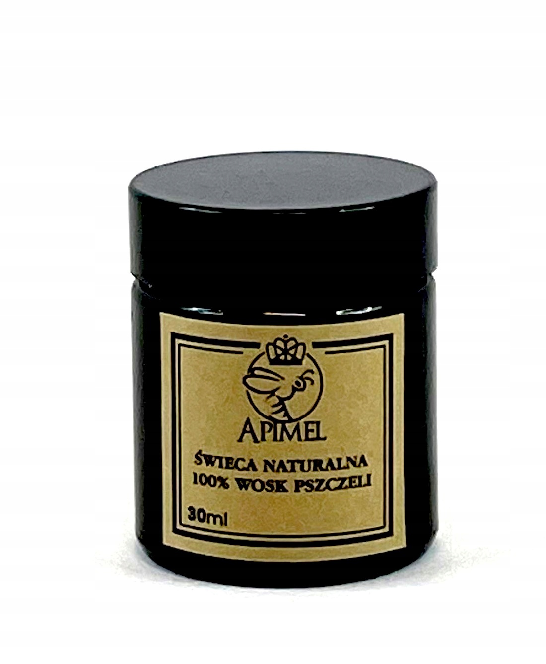 

Świeca z wosku pszczelego w szkle 30 ml