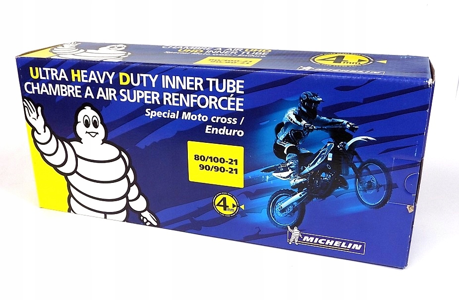 MICHELIN внутрішня трубка товщиною 4 мм 100/90-19 120/80-19 крос