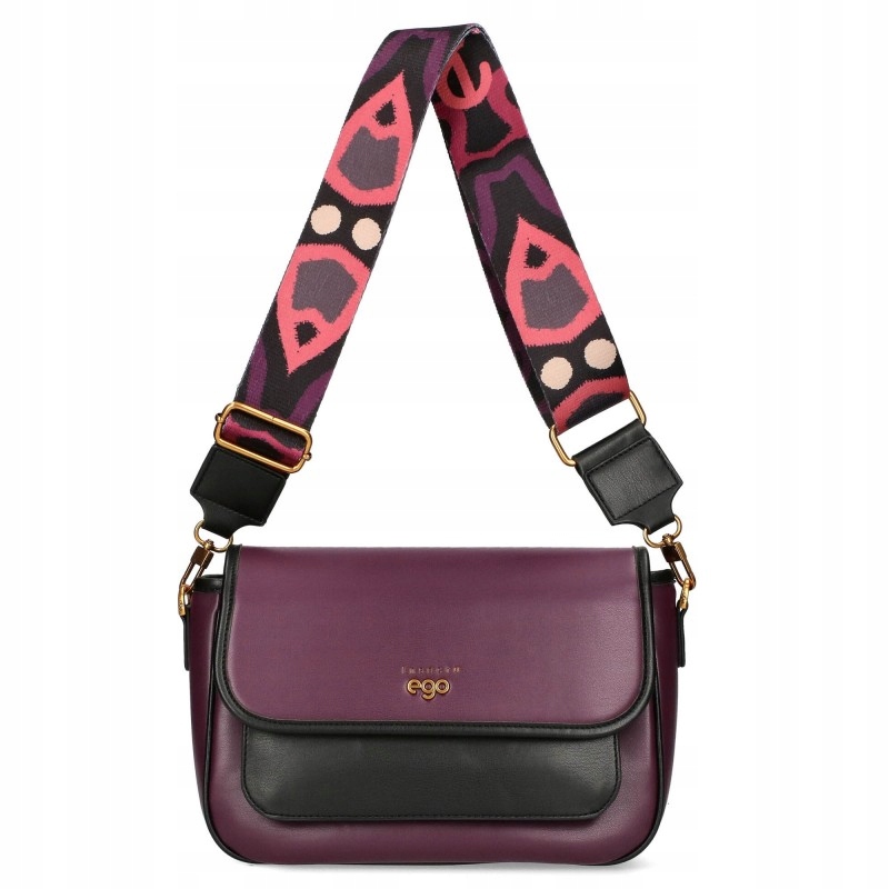 Ego Dámská kabelka Přes Rameno Ekokůže Malá kabelka s klopou Crossbody