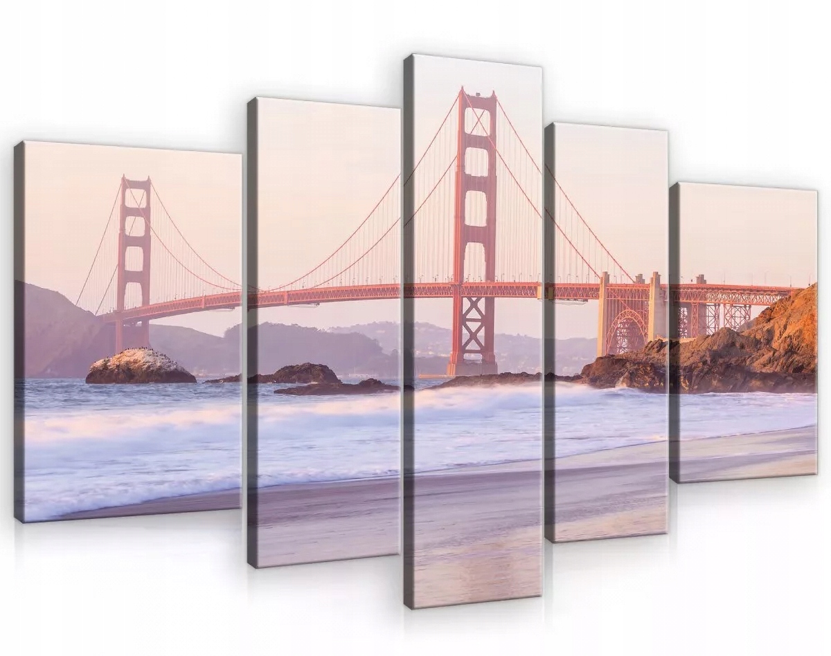 Obraz Na Plátně Canvas 170x100 Most Golden Gate