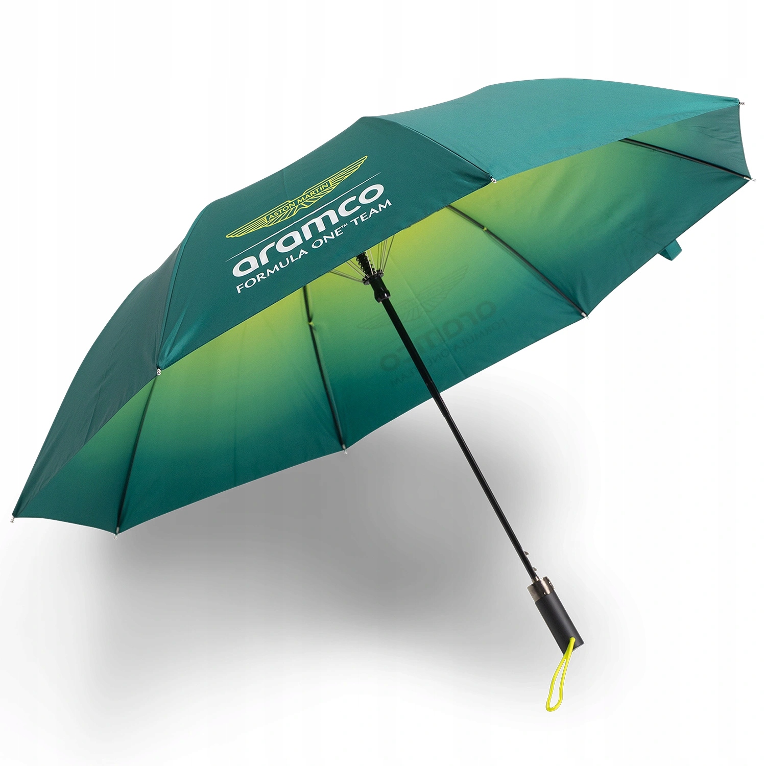 Deštník Aston Martin F1 Compact Umbrella zelený