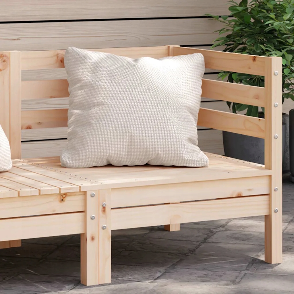 Zahradní pohovka rohová masivní borové dřevo Natural pine 837977