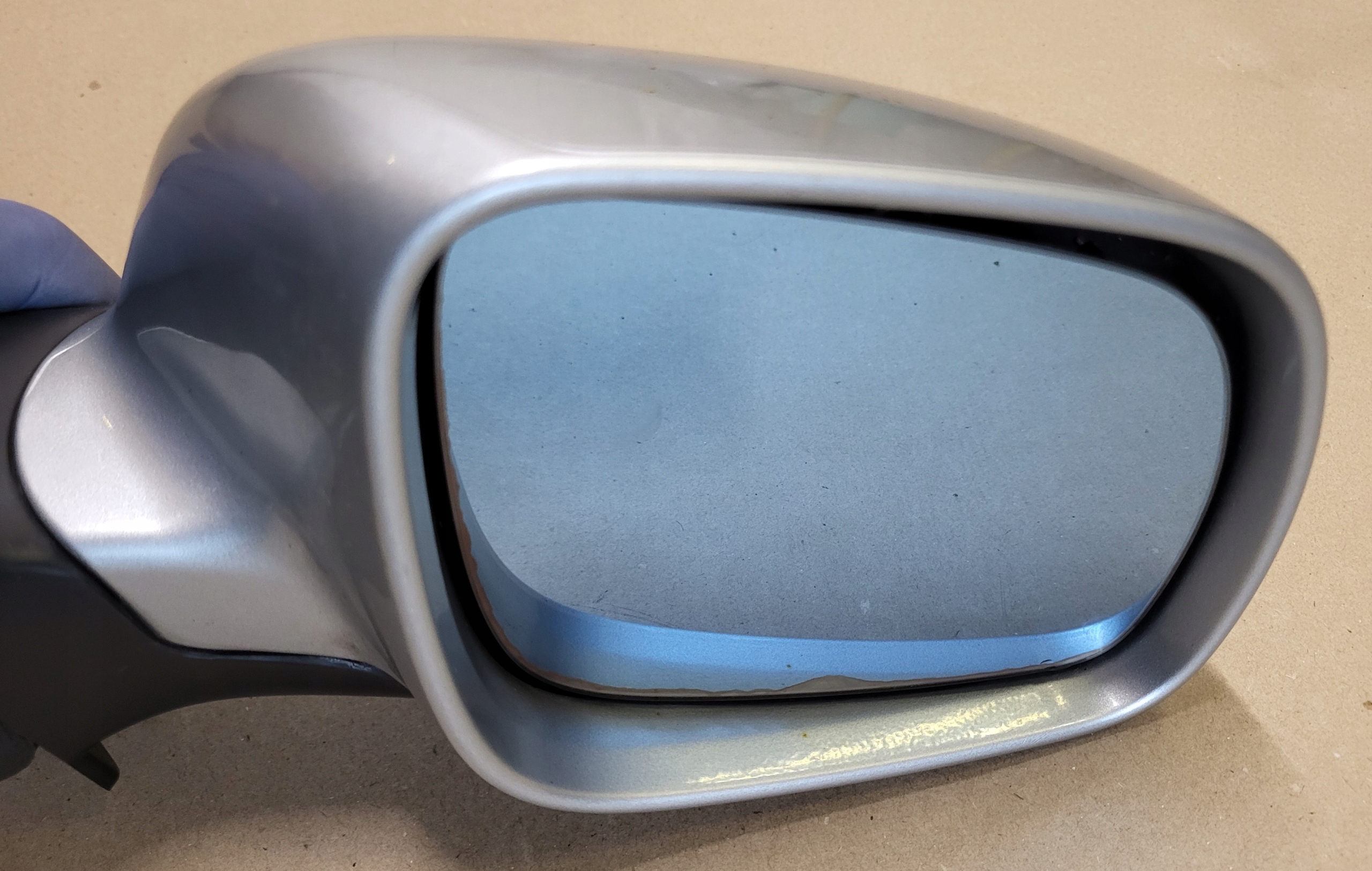 mirror exterior complete right 5pin silver AUDI A3 8L OE EUROPA