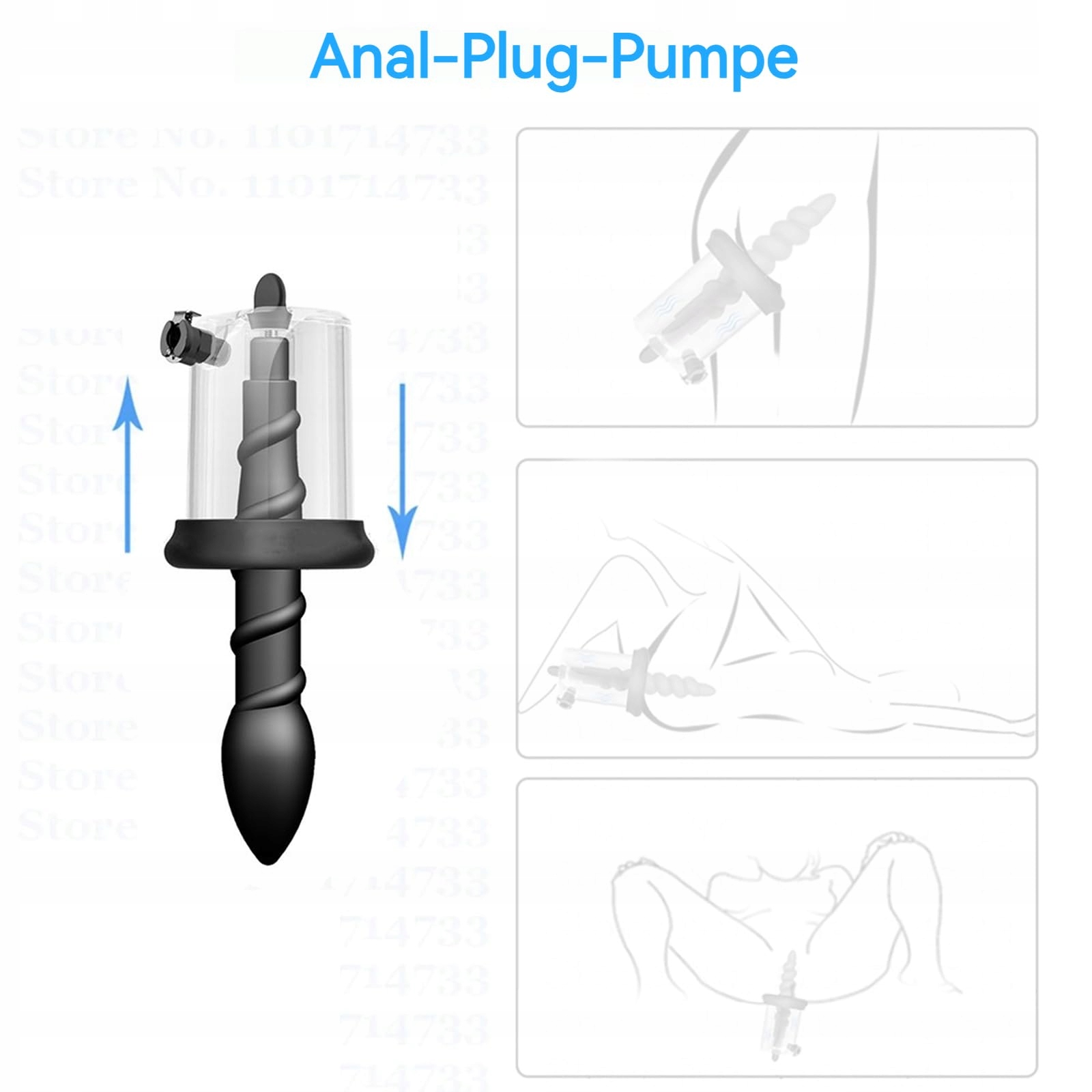 DEHNER Analny Dilator z Pompką do Prostaty i Stymulacji — miniatura 4