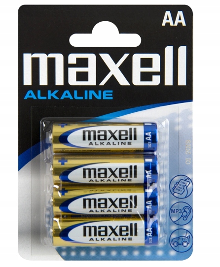 

Bateria Alkaliczna LR06 (aa) Maxell Shrink /4szt/