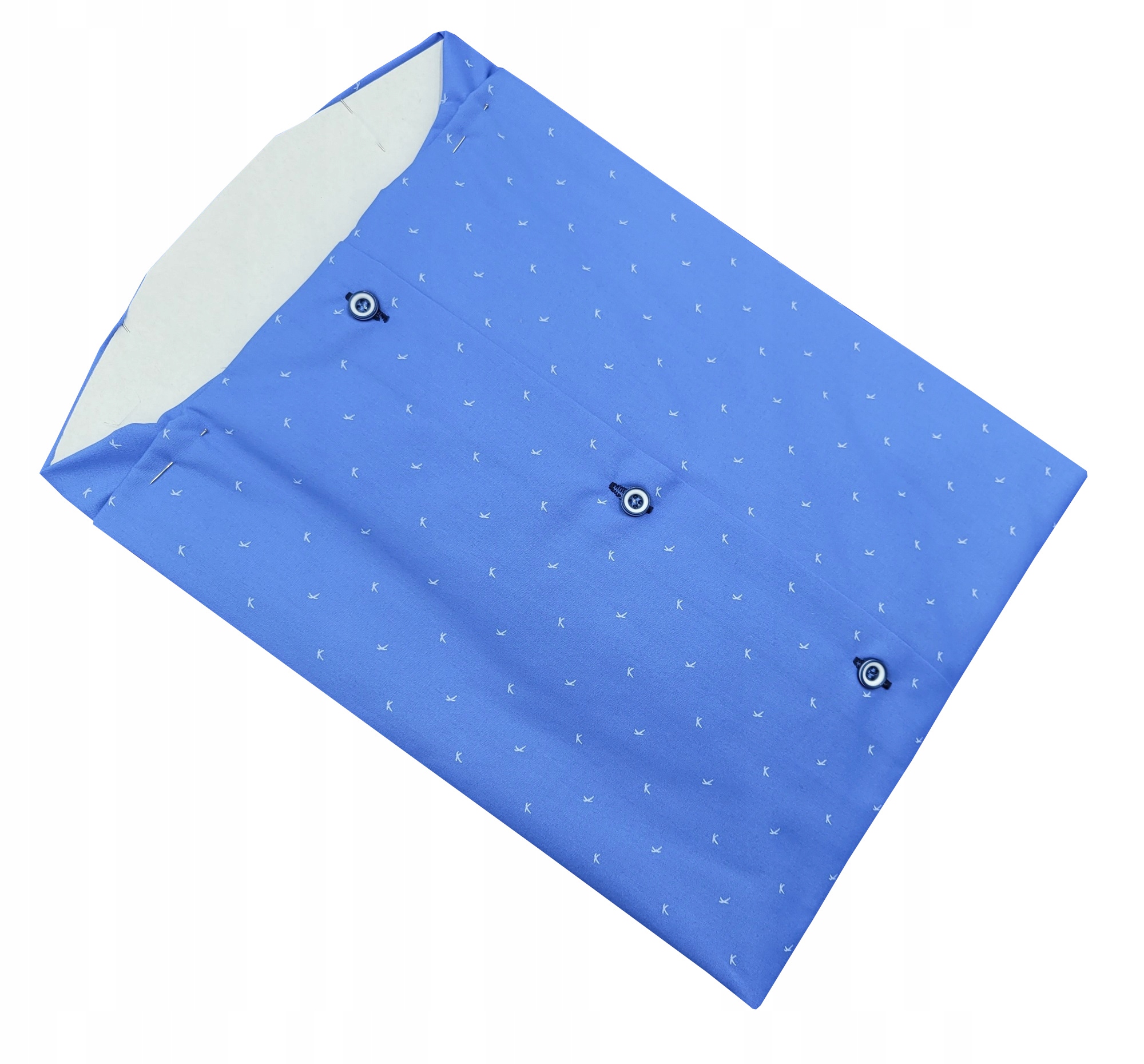 Koszula chłopięca wizytowa niebieska dł rękaw 140 Wiek dziecka 9 lat +