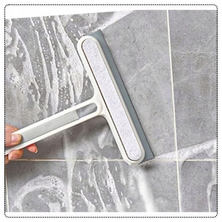 MYJKA DO OKIEN ŚCIĄGACZKA Z RĄCZKĄ DO WODY SZYB + SZCZOTKA DO ROWKÓW Kolor biały