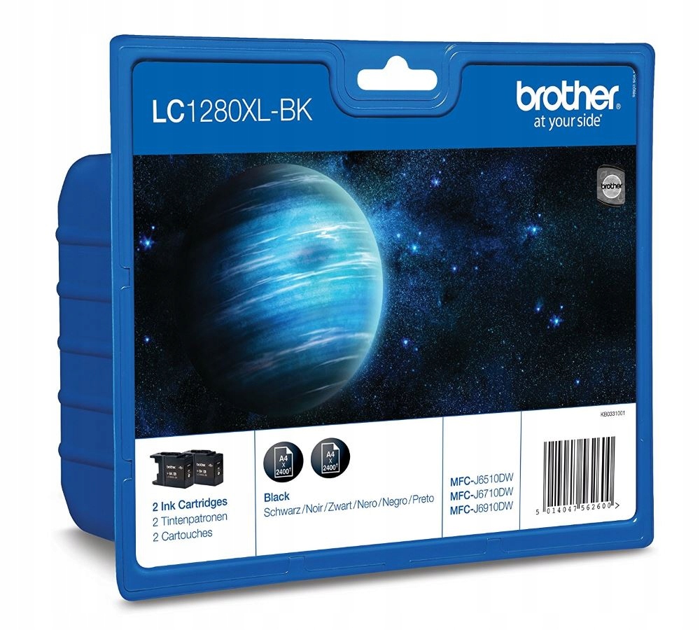 Brother inkoustová náplň LC-1280XL BKBP2/ multipack/ 2x černá