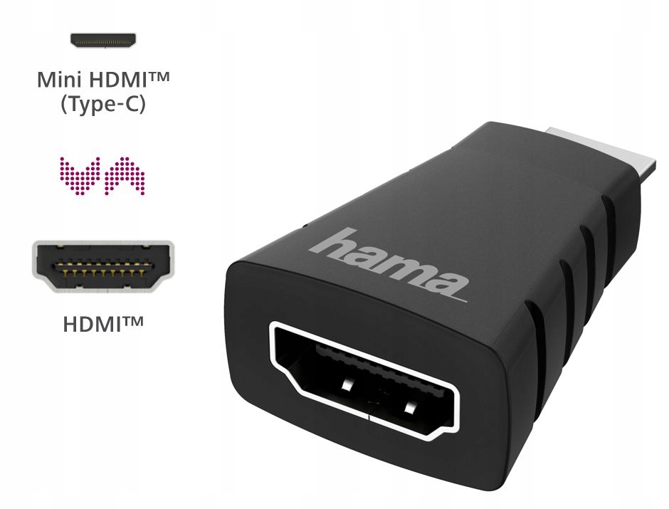 Hama ADAPTER gniazdo HMDI – wtyk Mini HDMI Kod producenta 200347