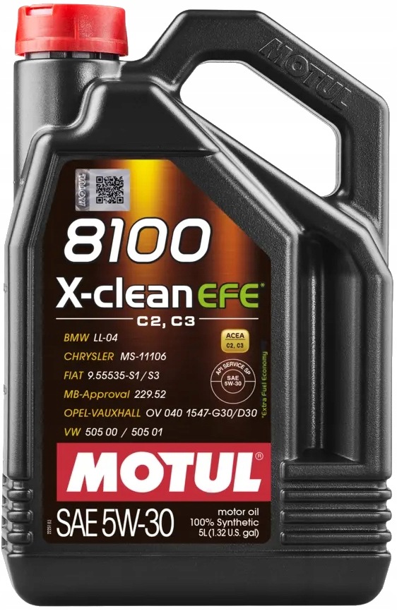 Motul 8100 X-clean Efe C2/C3 5W30 5L