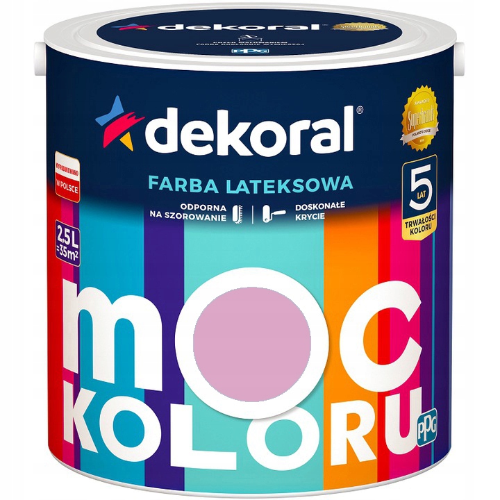 Farba MOC KOLORU DEKORAL 58 Różany Kwarc 2,5L