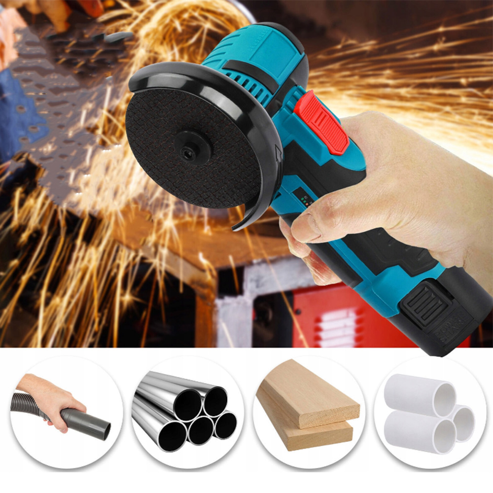 MINI SZLIFIERKA KĄTOWA 12V 76MM 19500RPM 2 X AKUMULATORY + 2 X TARCZE Kod producenta Szlifierka kątowa