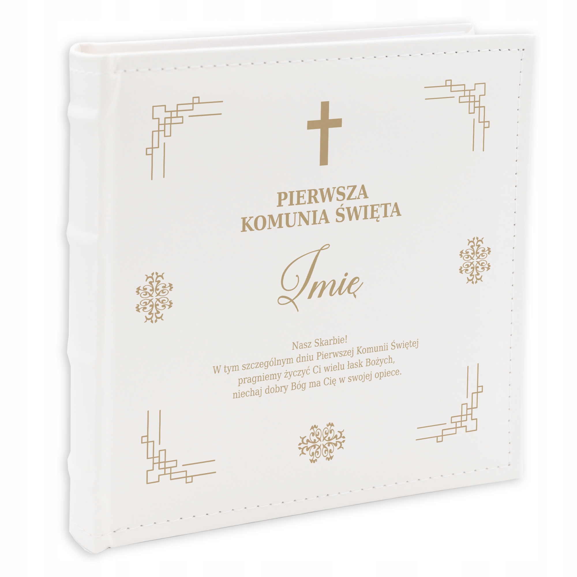 Album na fotografie 10x15 cm První Svaté Přijímání Dárek Jméno Citát Vlastní obálka