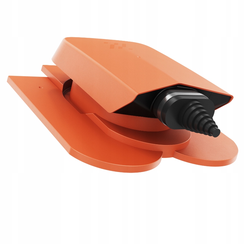 Solární Přechod střechových solárních kabelů kaprařina s korunkou Cihlová