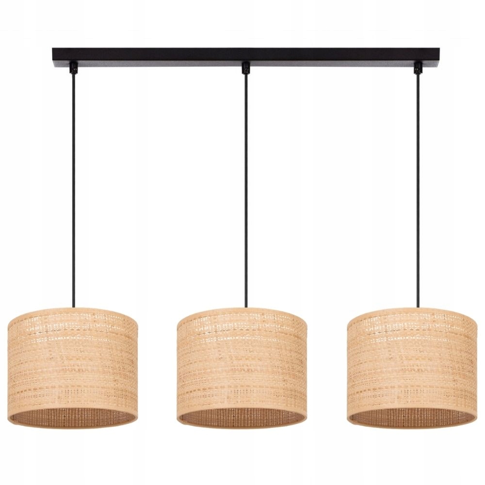 

Lampa Wisząca Sufitowa Żyrandol Ratan Rattan Boho