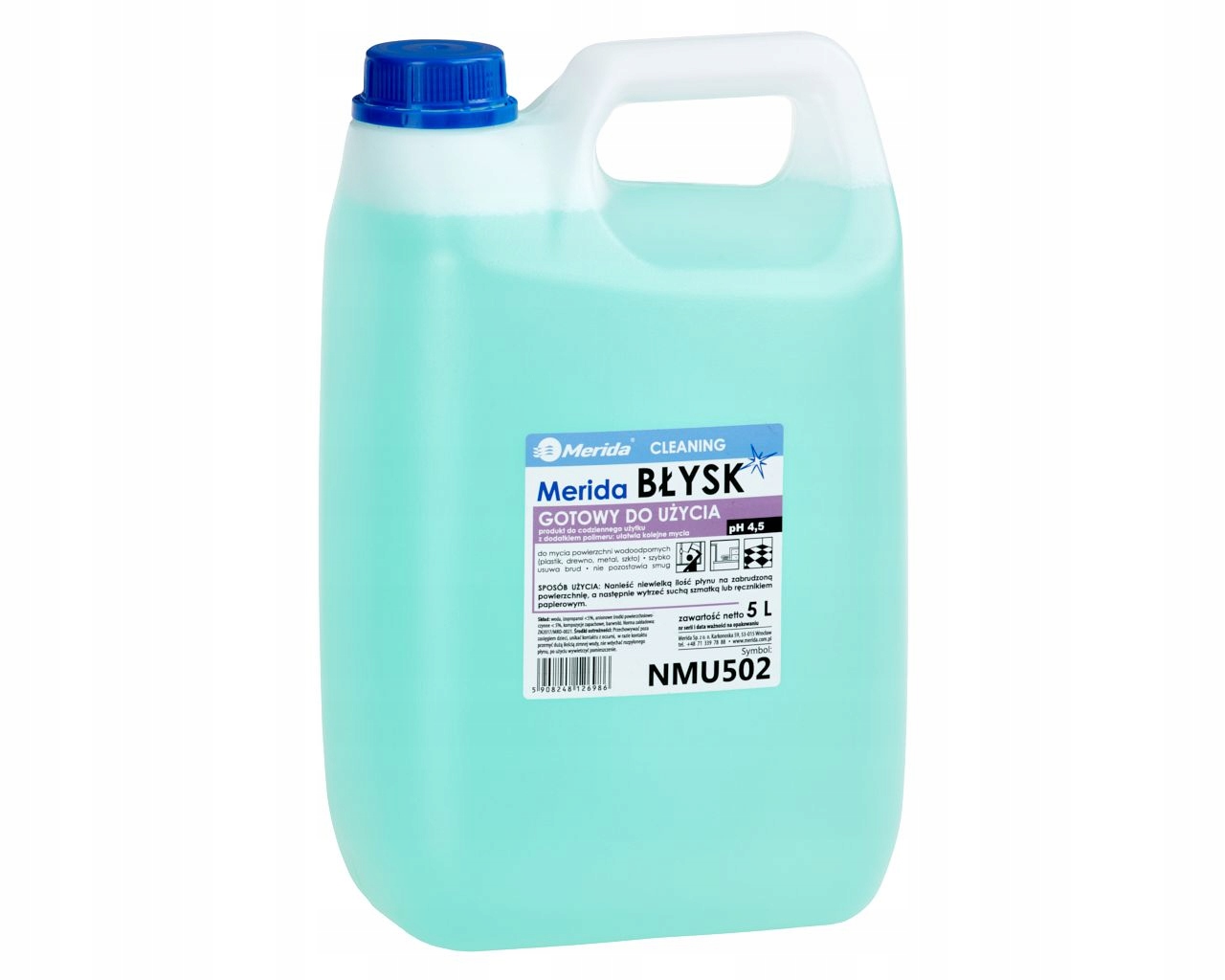 

Dobry Płyn do mycia szyb okien luster Merida 5l