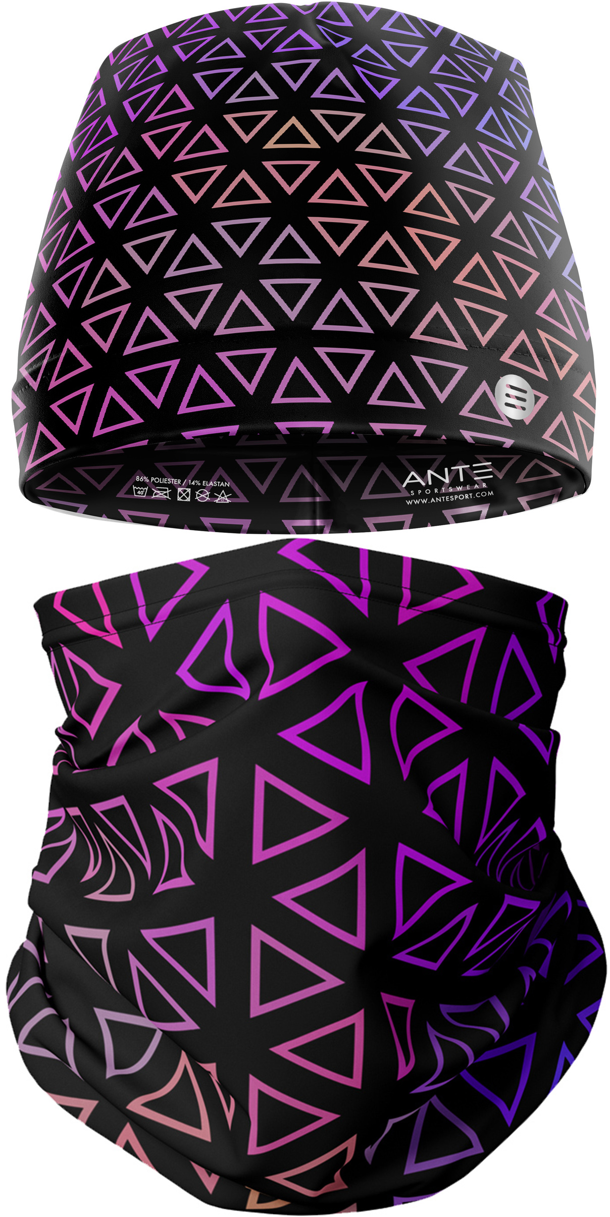 CZAPKA + KOMIN KOMPLET Termoaktywny do biegania