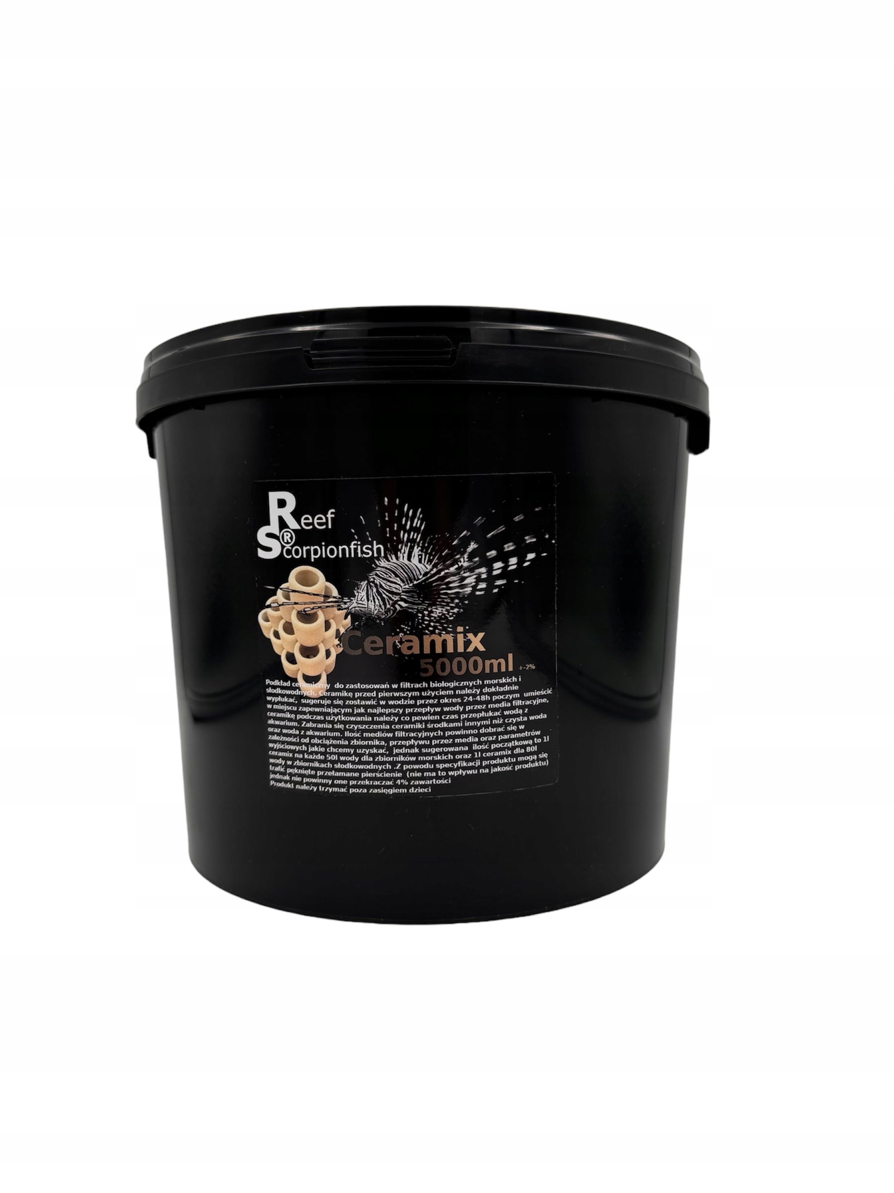 Levně Biologická Vložka Do Filtru Keramika Filtrační Média Akvárium 5 L Voda