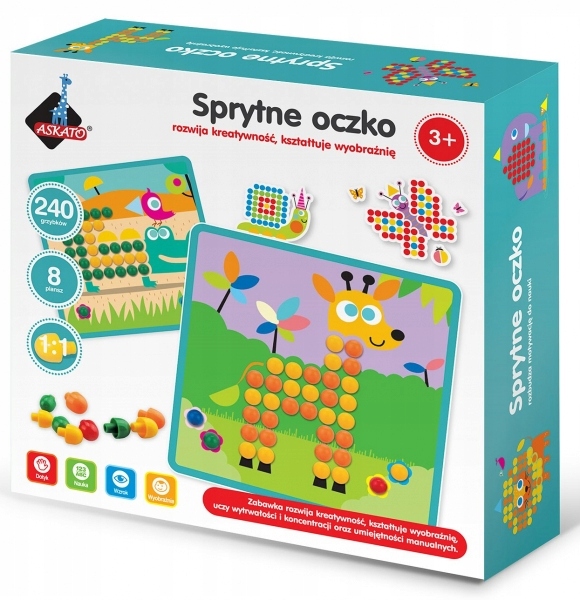 

Sprytne oczko mozaika, 240 elementów (104799)