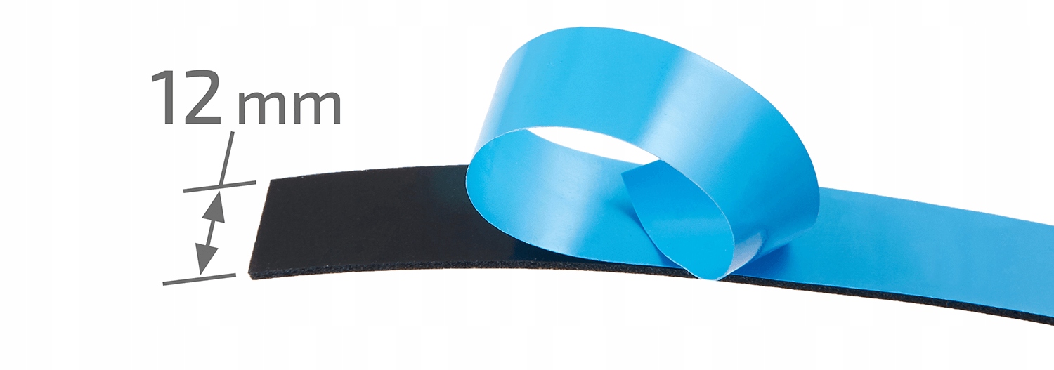 TAŚMA MONTAŻOWA DWUSTRONNA PIANKOWA 12MMX5MB CZARNA Kod producenta TM-12MMX5MCZ