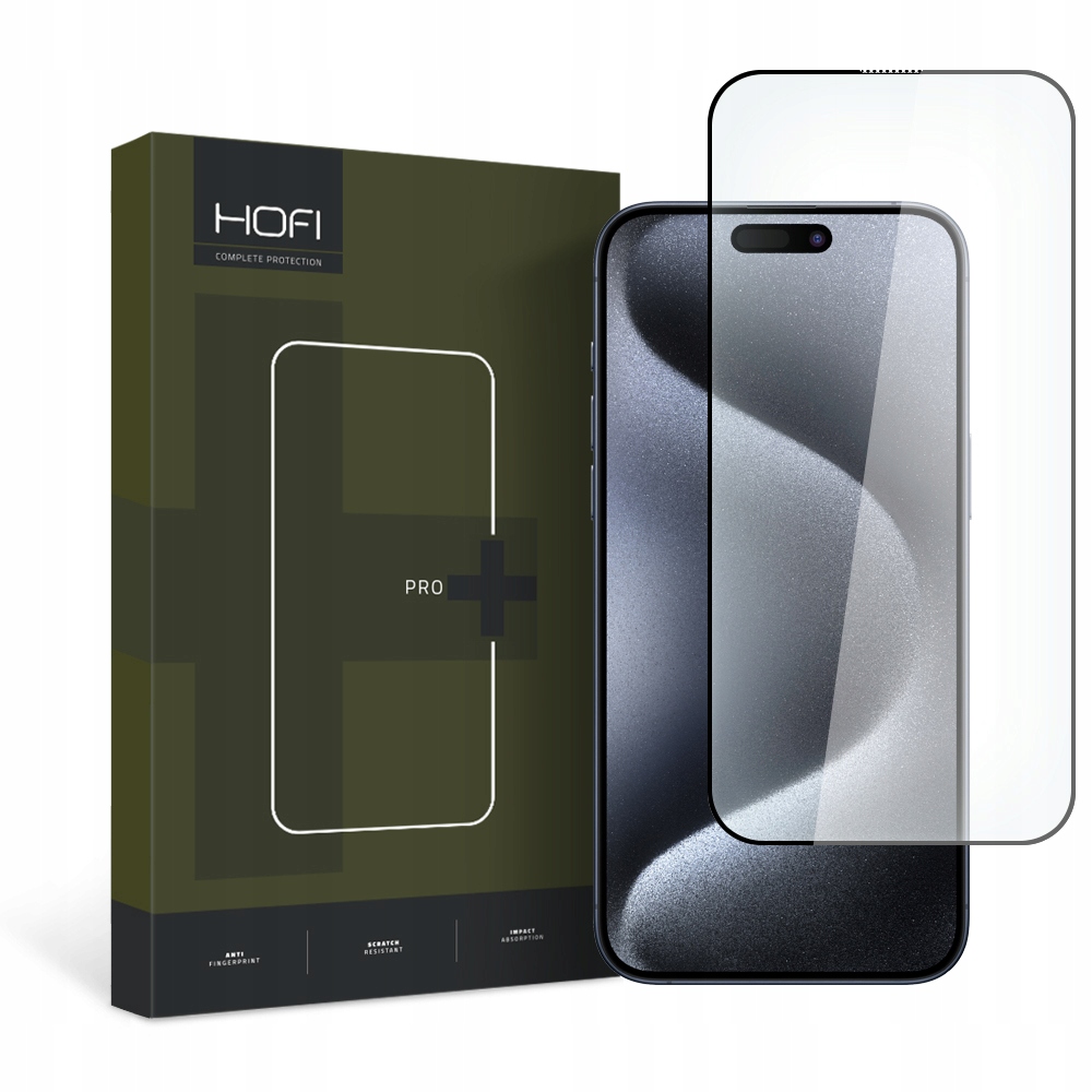 Szkło Hartowane Hofi Glass Pro+ 2- Pack iPhone 16 Pro 17 17 Pro Black