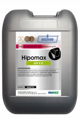 Prevodový olej Ekomax Hipomax Atf II D 20L