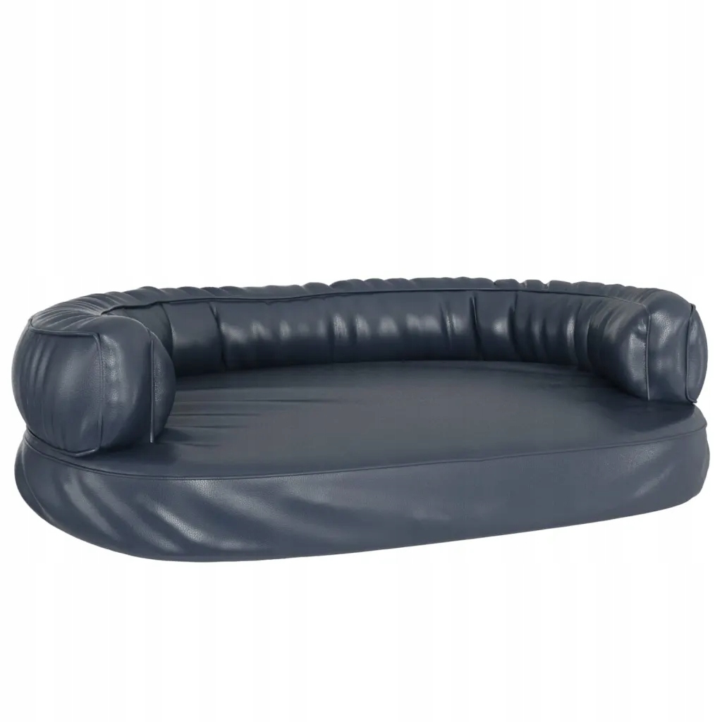 Levně Ergonomický pelíšek pro psa, tmavě modrý,