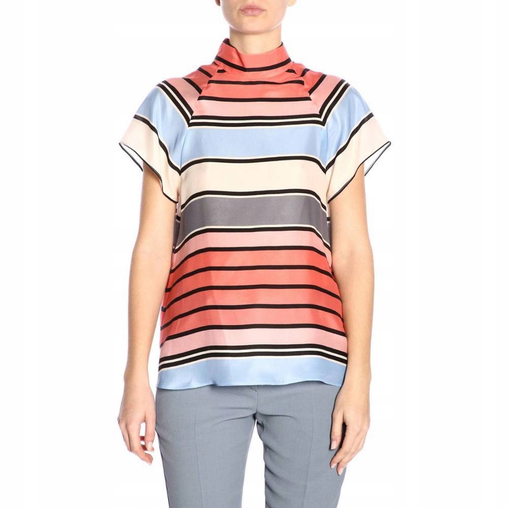 Bluzka Emporio Armani damska koszulka jedwab r 40