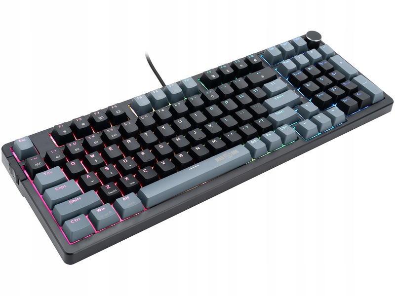 Klawiatura Mad Dog GK960K Gateron Pro Red Czarny