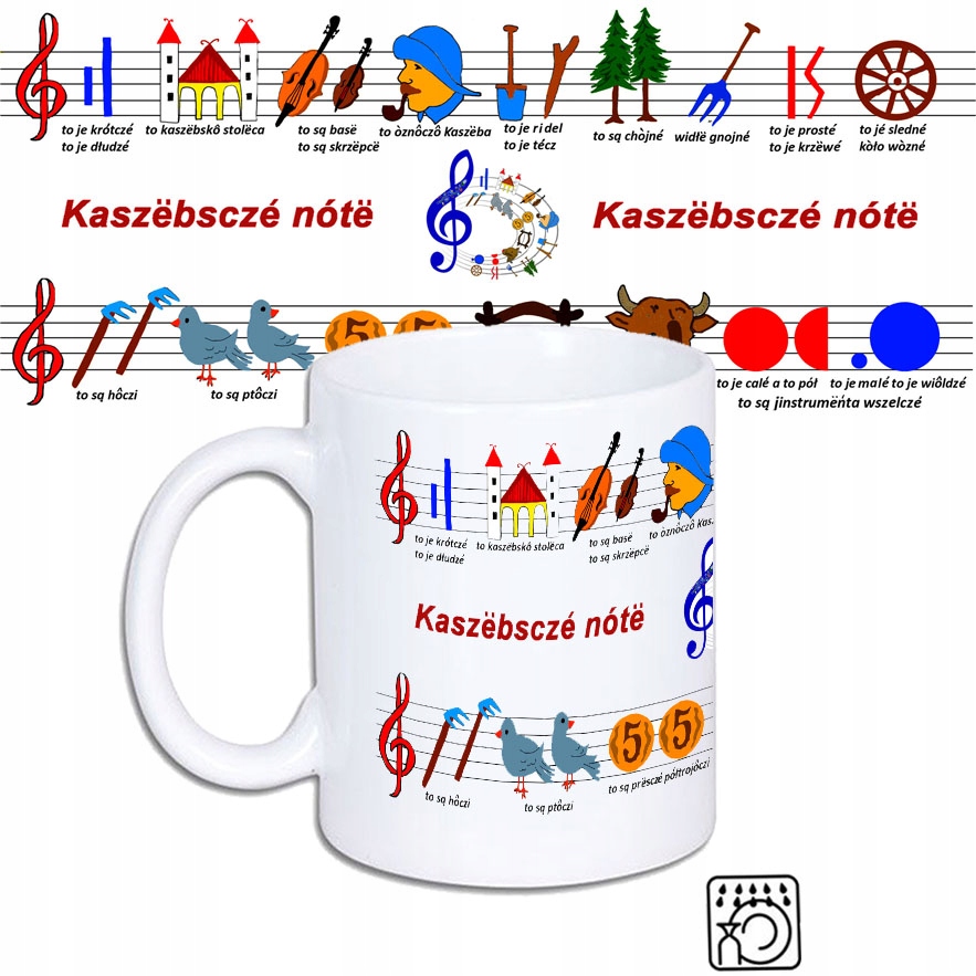 

Kubek Folk Alfabet Kaszubski Kaszebe