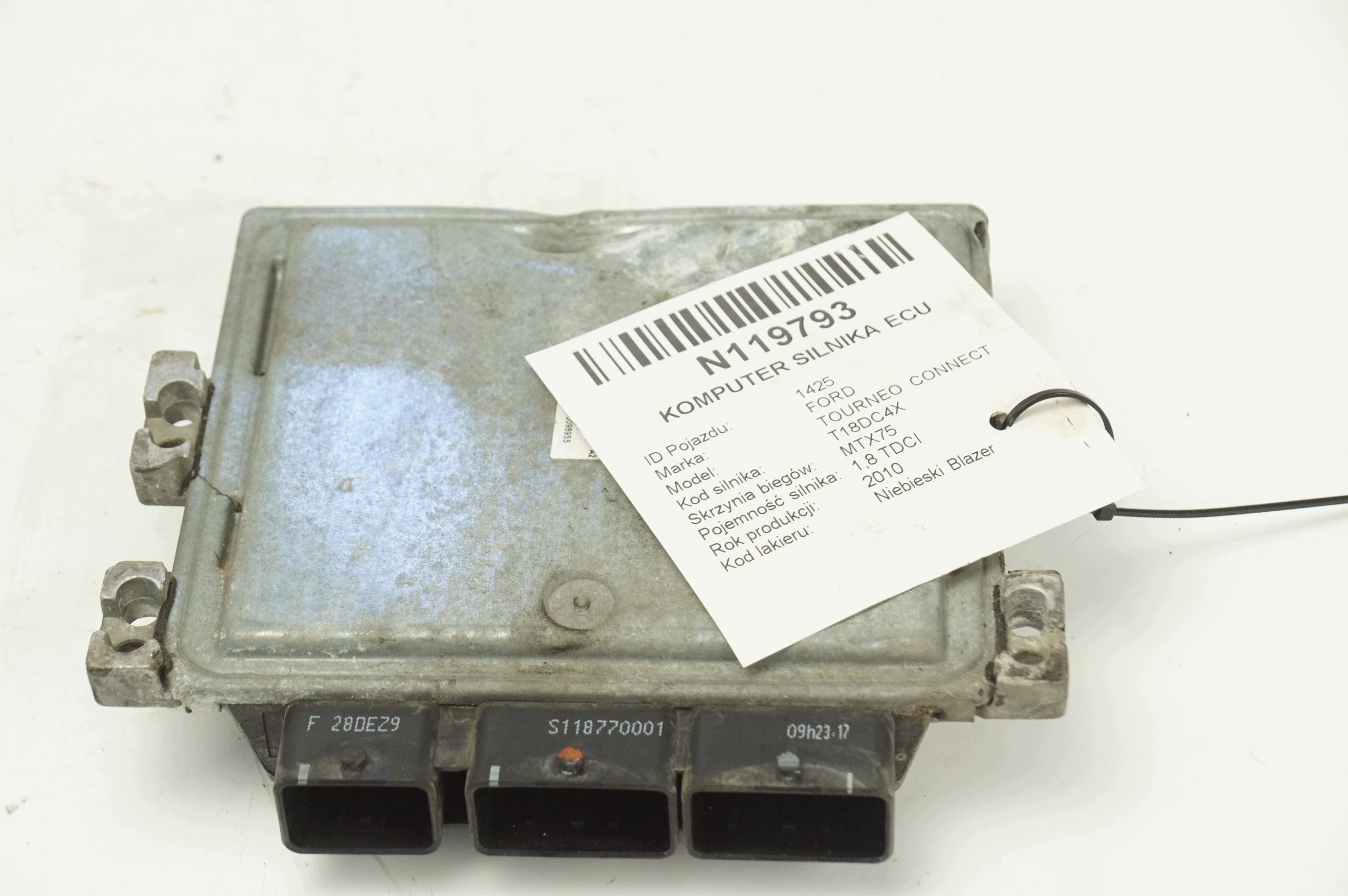 computer Motore ECU 9T1112A650ED FORD TOURNEO CONNECT