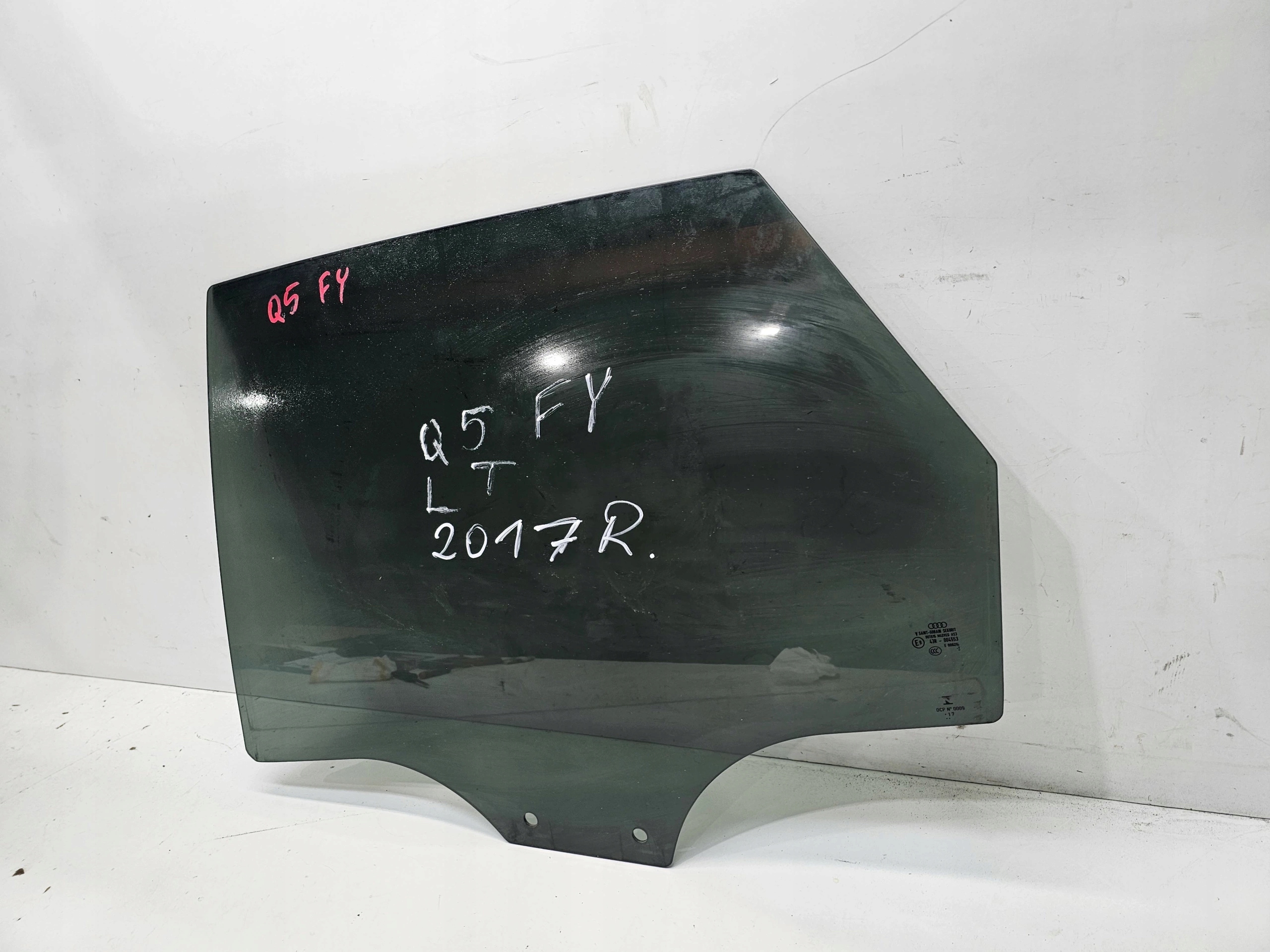 window side door left rear part AUDI Q5 FY 80A 2017 ROK 80A845205A