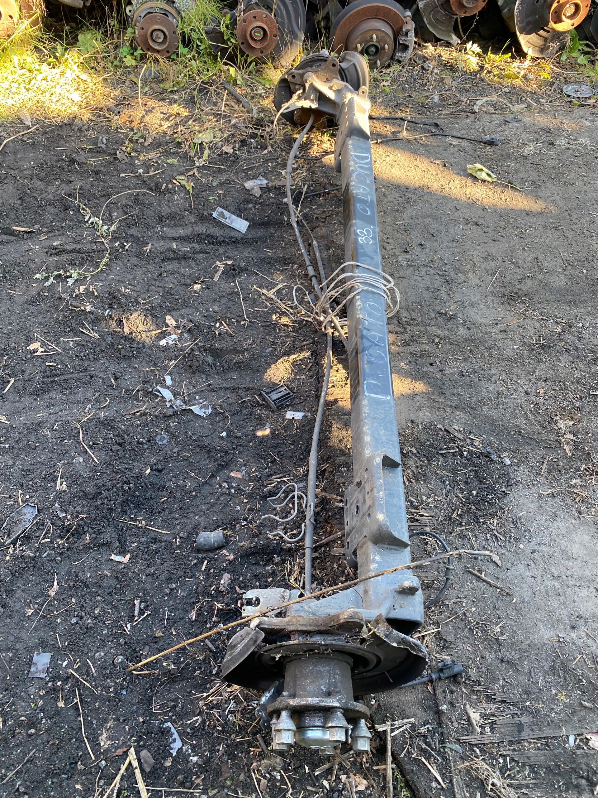 33 DUCATO BOXER 19r BELKA TYLNA OŚKA ZAWIESZENIE Typ samochodu Samochody dostawcze