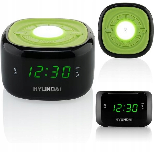 

Zegar Budzik Radio Fm Lampka Alarm Hyundai 340 Zie