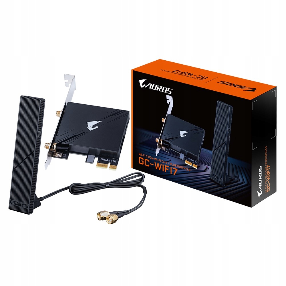 Giga Gc WIFI7 Wi Fi 7 Bluetooth 5 3 PCIe x1 Rev 1 0 Qualcomm