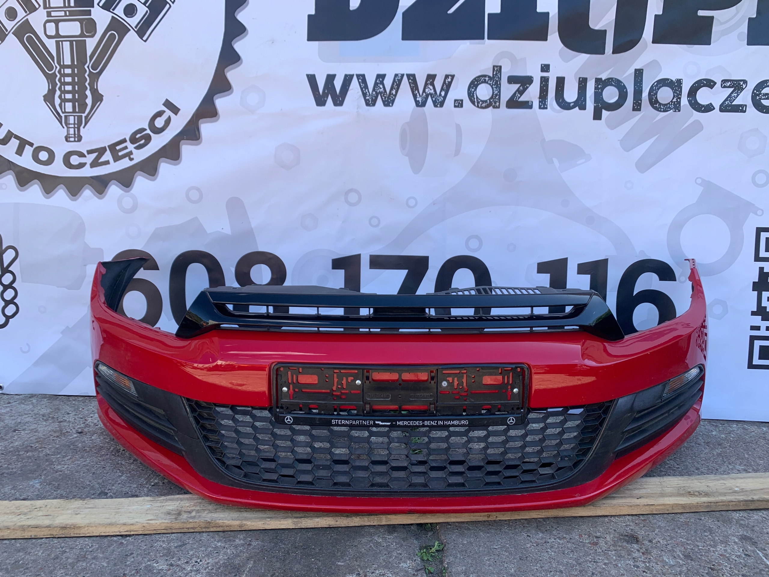 stoßstange vorne vorne VW SCIROCCO III farbe LA3H